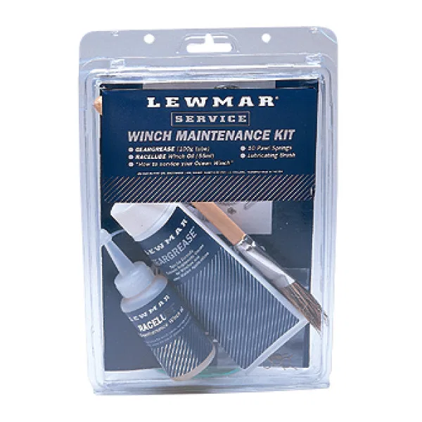 19701500 – LEWMAR Winch Service Kit, With Ten Standard Pawl Spring/ One 1 Inch Brush/ One Service Manual/ One Winch R...